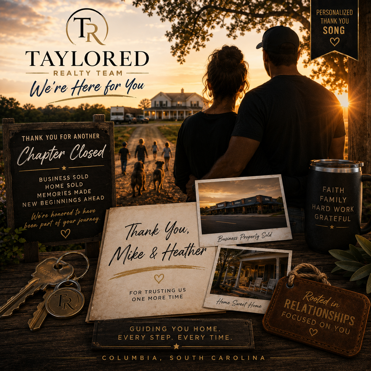 Mike and Heather personalized realtor song cover